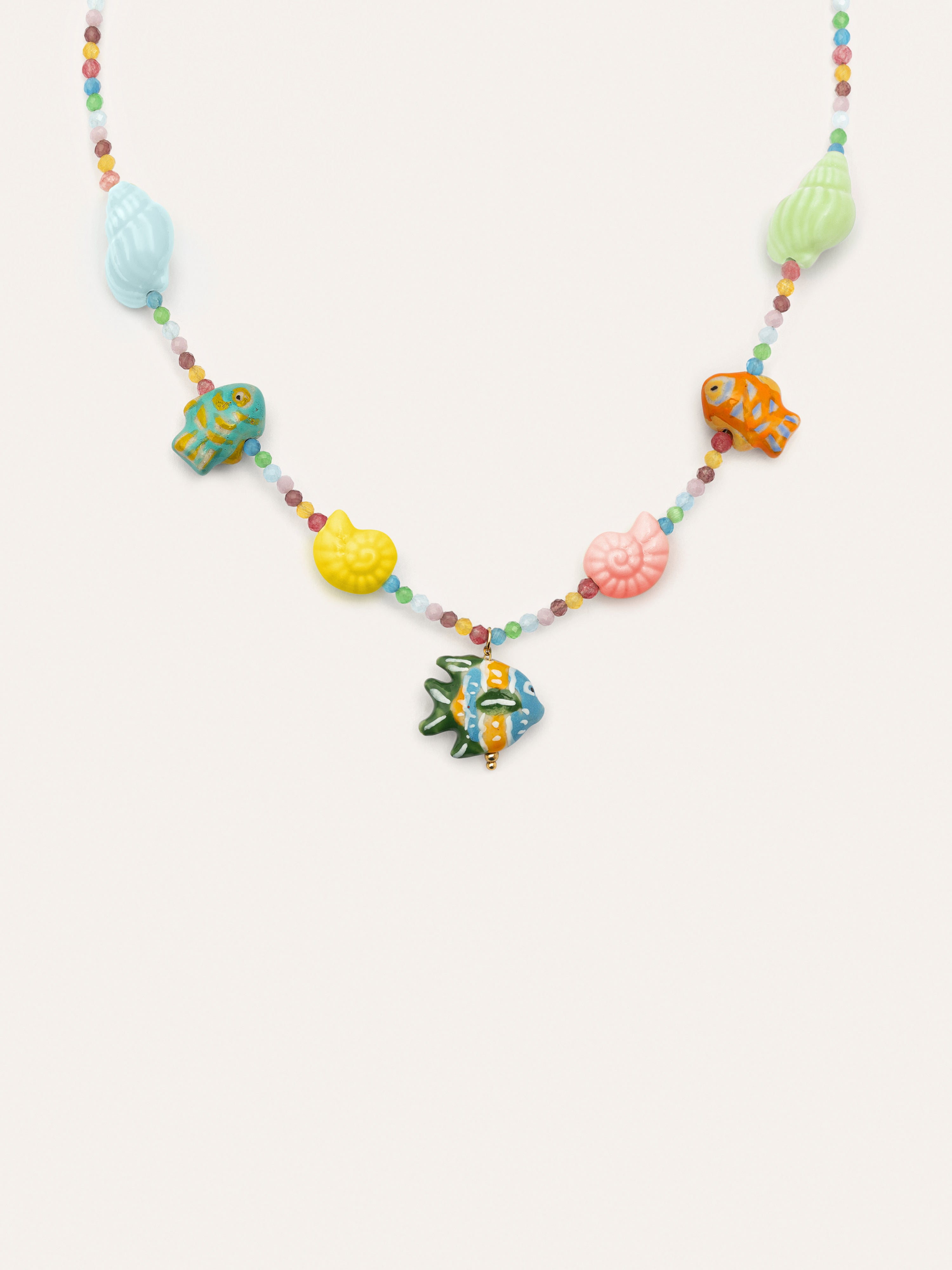 Reef Stainless Steel Gold Necklace