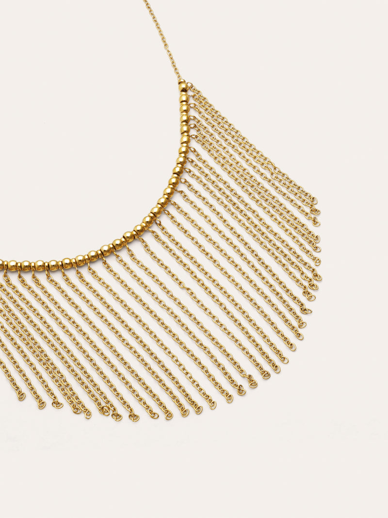 Collar Regina Acero Baño Oro