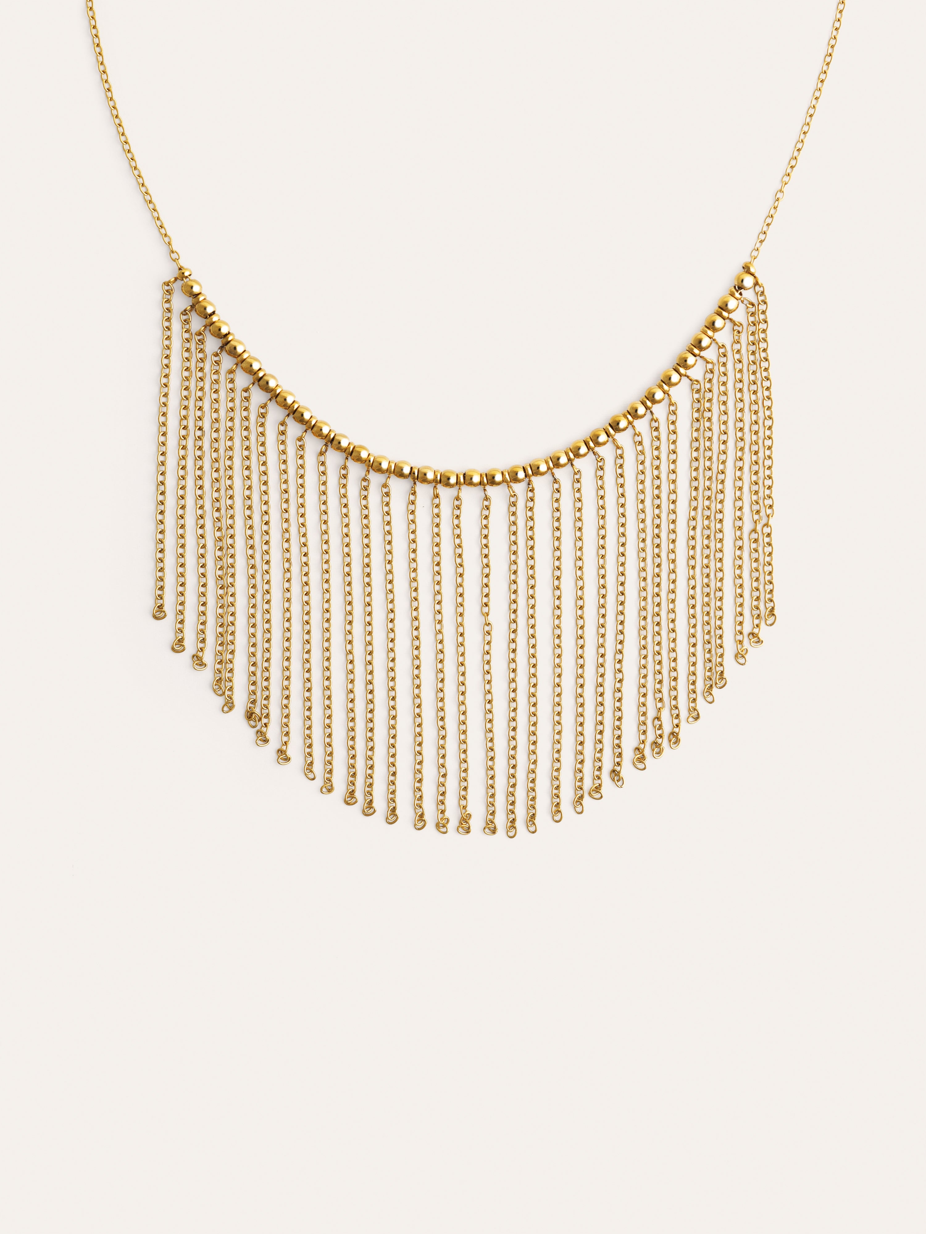 Regina Stainless Steel Gold Necklace