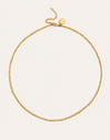 Collar Rosario Acero Baño Oro - vista 5