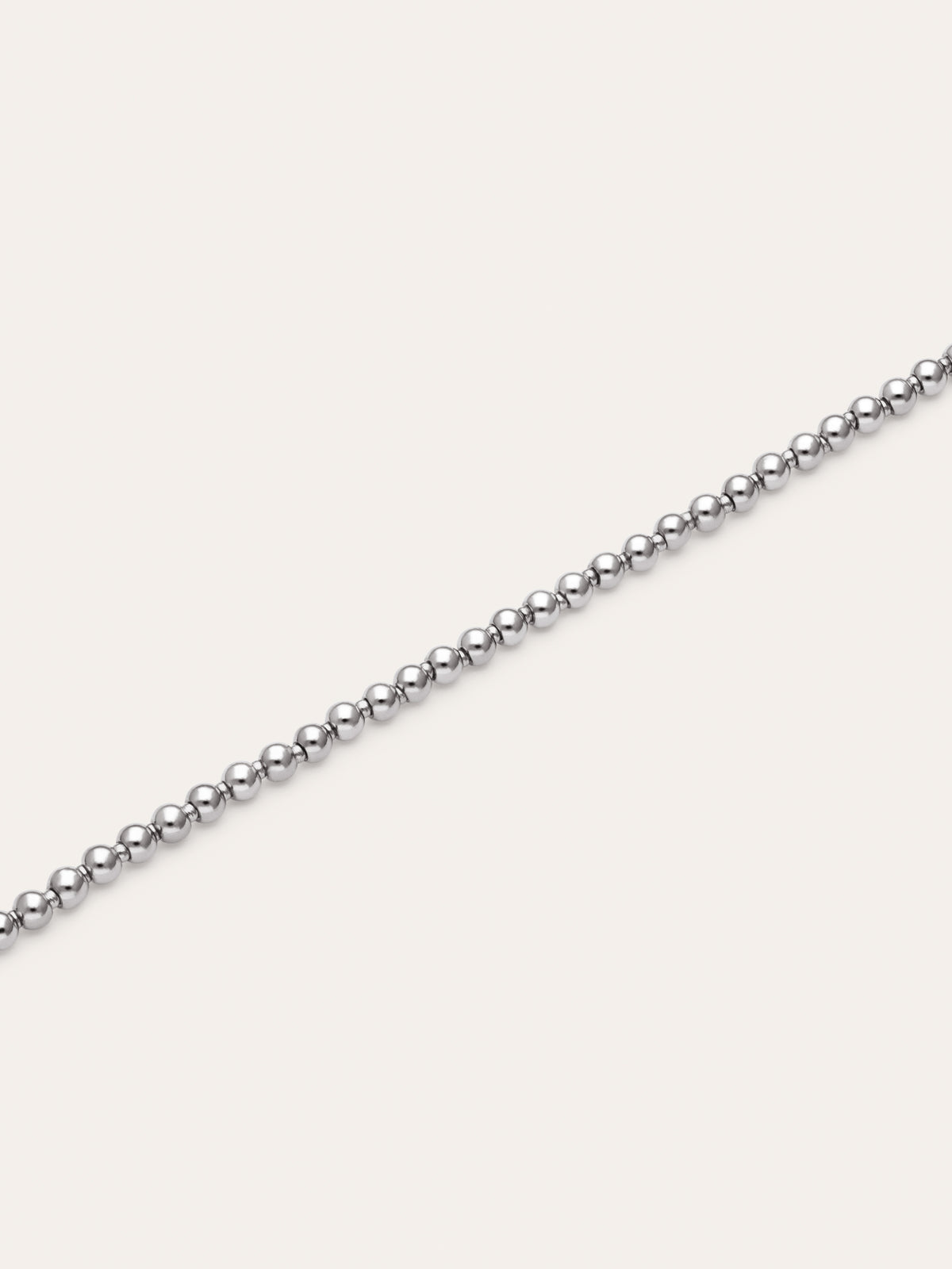 Imagen detalle de Collar Rosario Acero