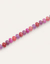 Collar Rosé Stones Acero Baño Oro