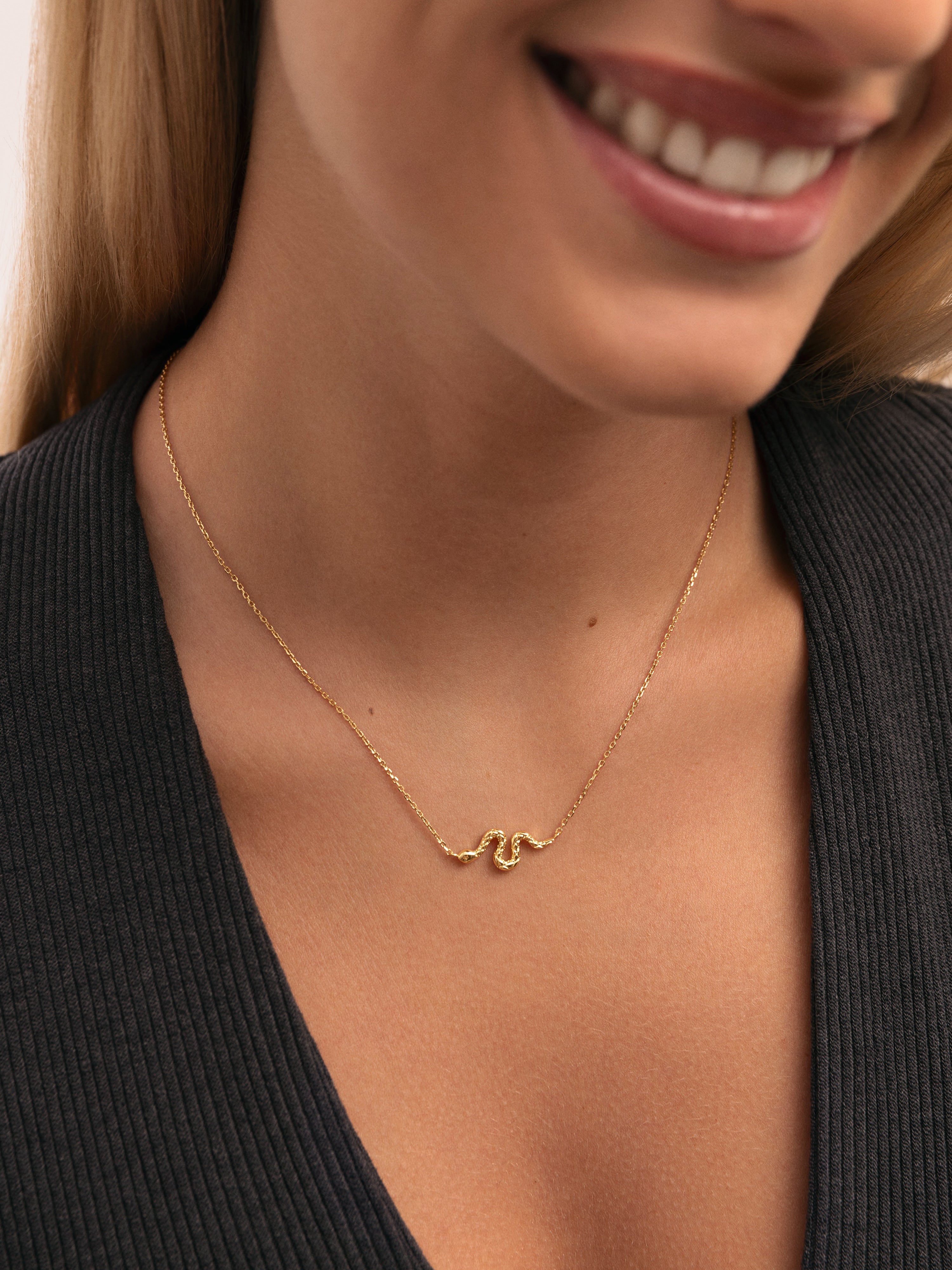 Snake Gold Necklace