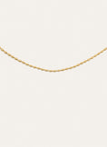 Serpentine Stainless Steel Gold Necklace