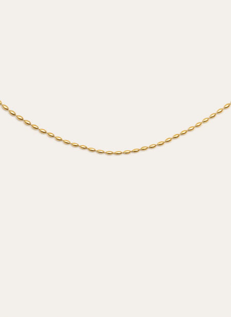 Collana Serpentine Acciaio Placcato Oro