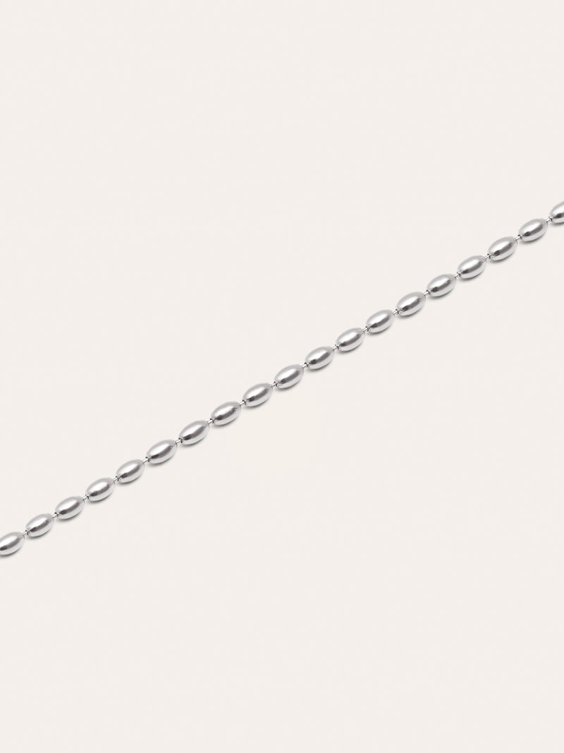 Serpentine Stainless Steel Necklace