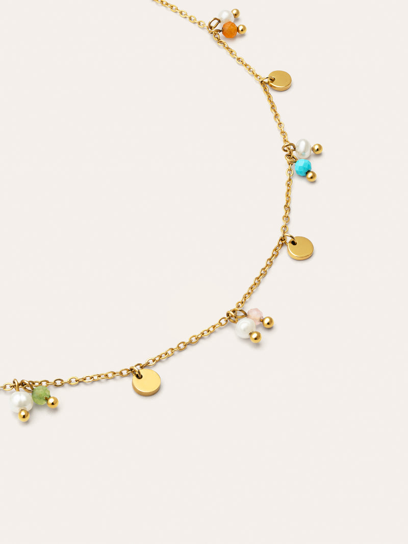 Shamira Stainless Steel Gold Necklace