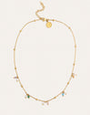 Collar Shamira Dots Acero Baño Oro