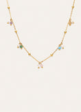 Collar Shamira Dots Acero Baño Oro