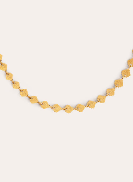 Shells Stainless Steel Gold Necklace