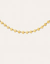 Collar Shells Acero Baño Oro
