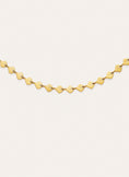 Collar Shells Acero Baño Oro
