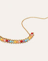 Shamira Full Stones Necklace Steel 18kt Gold Plated