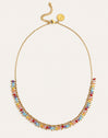 Shamira Full Stones Necklace Steel 18kt Gold Plated