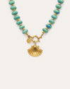 Collar Shelly Acero Baño Oro