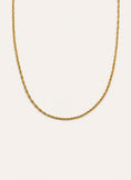 Spinning Rope Chain Gold Necklace
