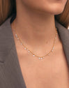 Starlight Stainless Steel Gold Necklace