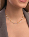 Starlight Sky Stainless Steel Gold Necklace