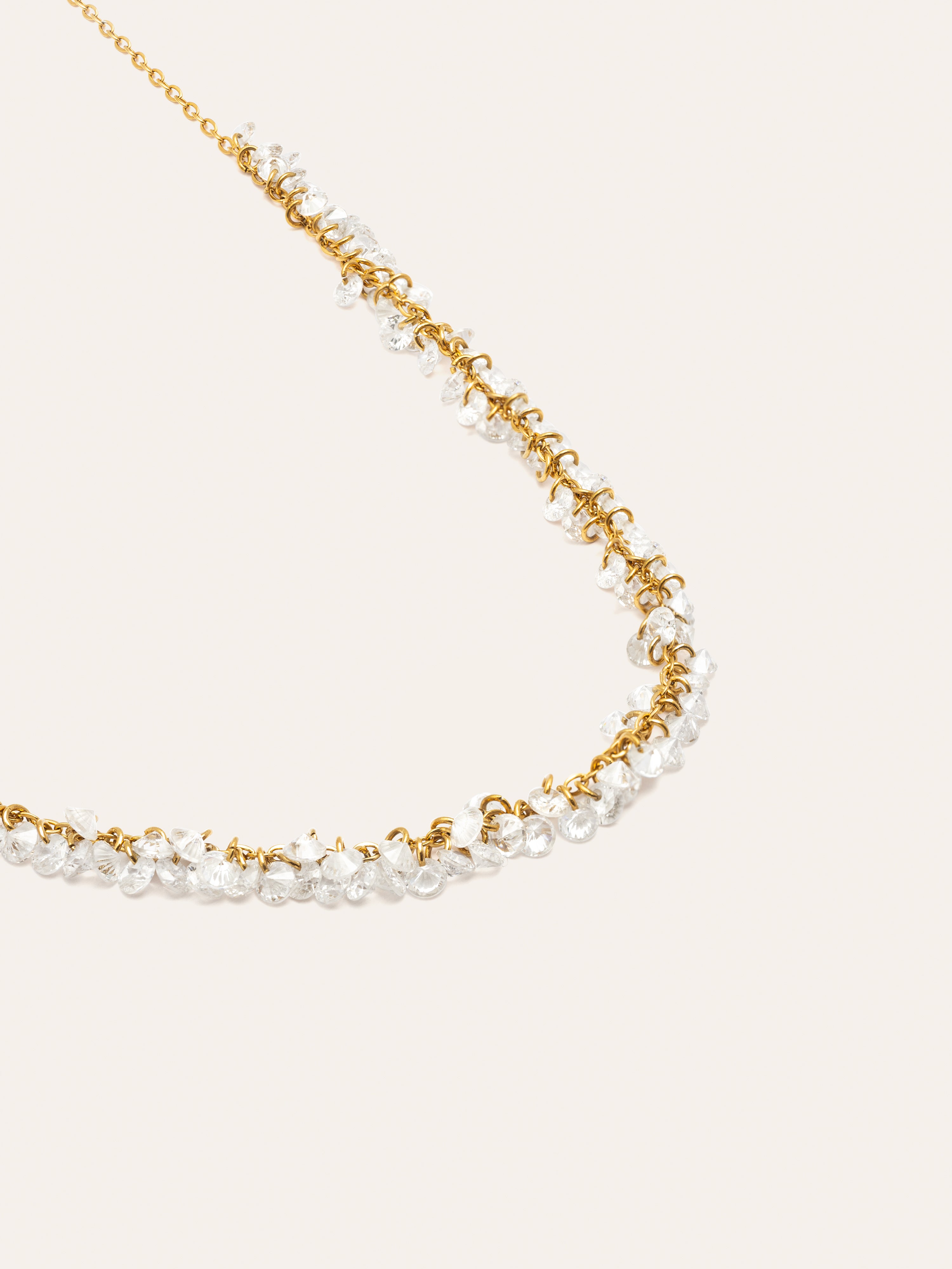 Starlight Sky Stainless Steel Gold Necklace