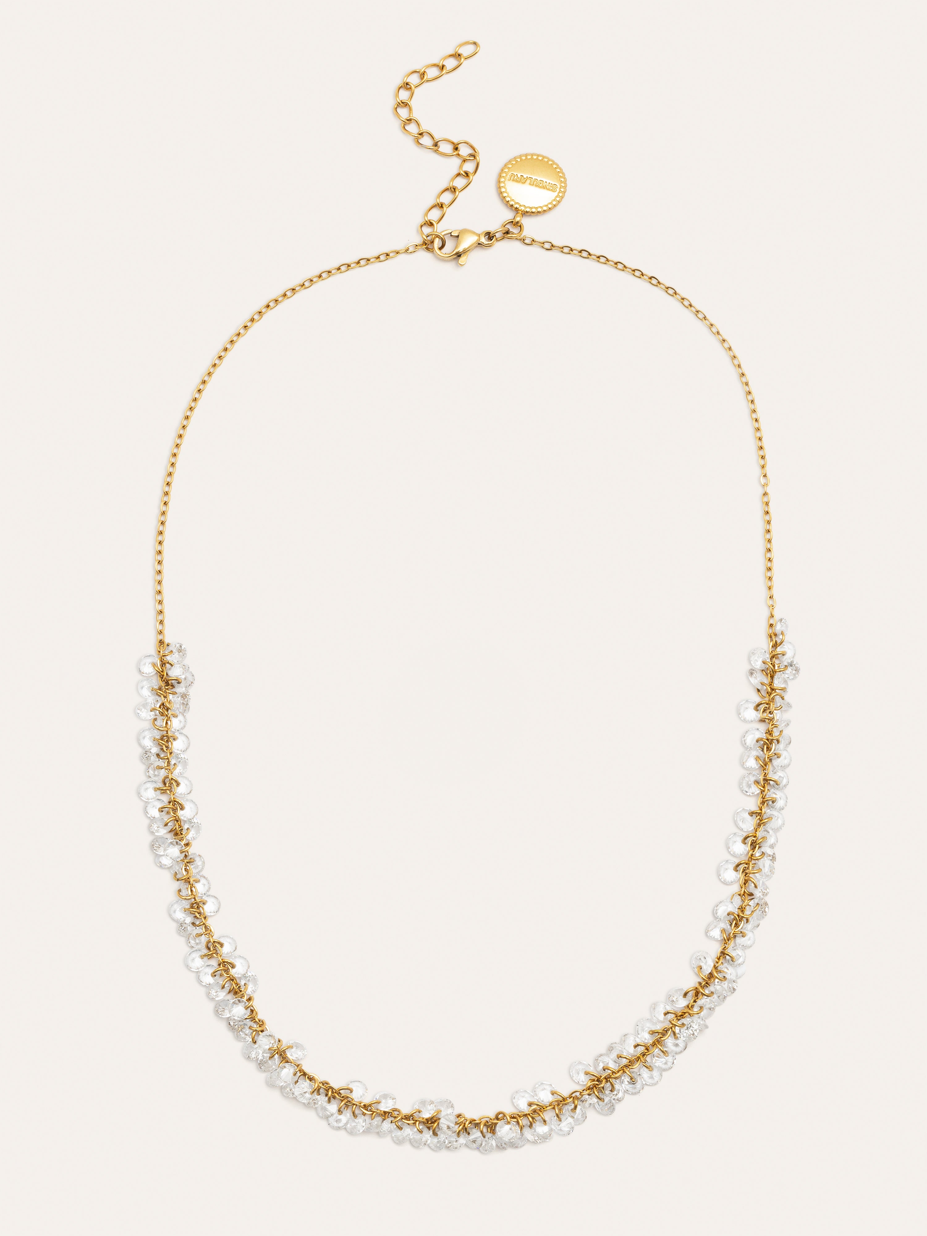 Starlight Sky Stainless Steel Gold Necklace