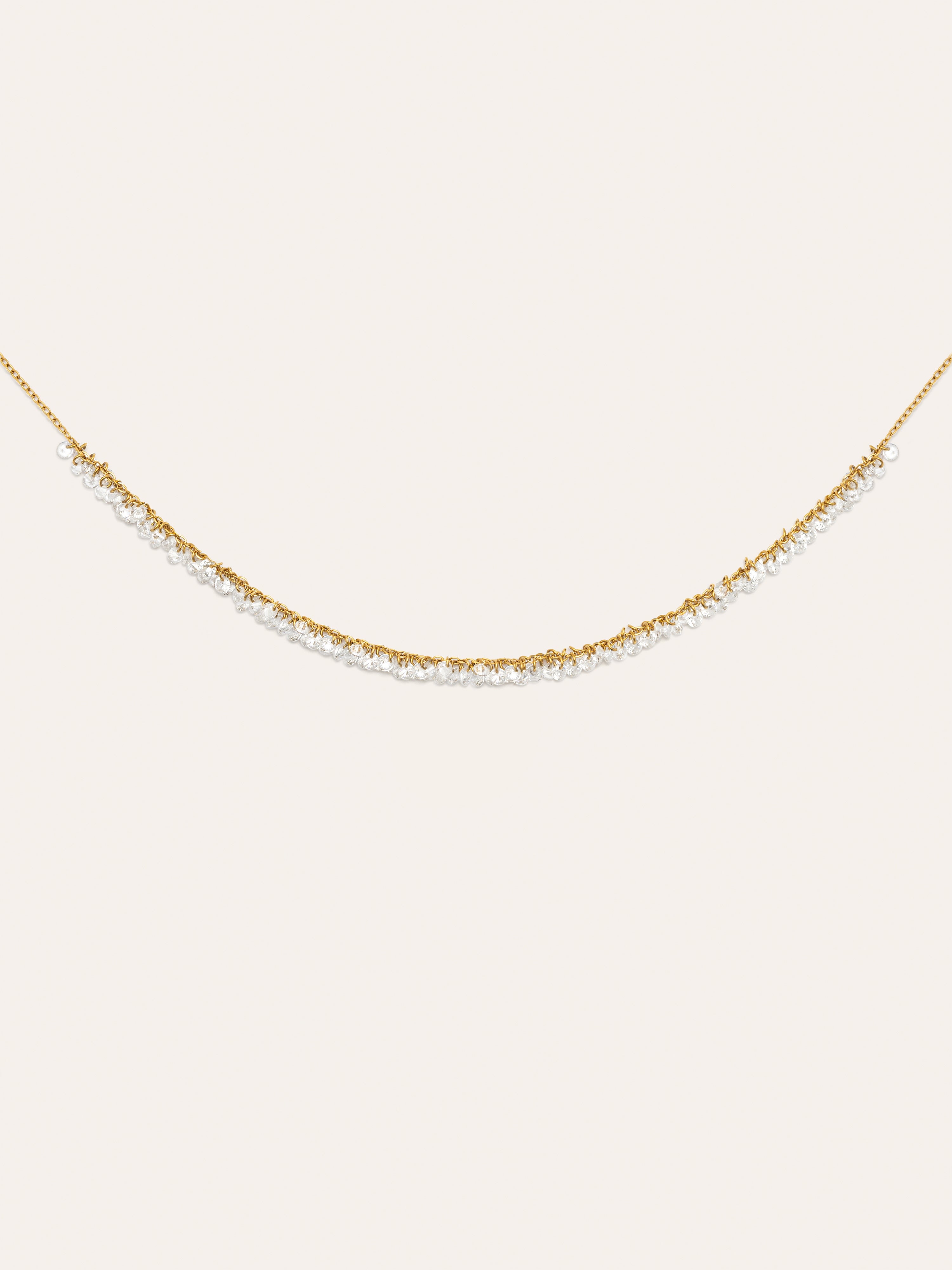 Starlight Sky Stainless Steel Gold Necklace