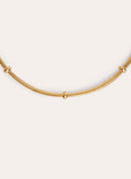 Tail Dots Stainless Steel Gold Necklace