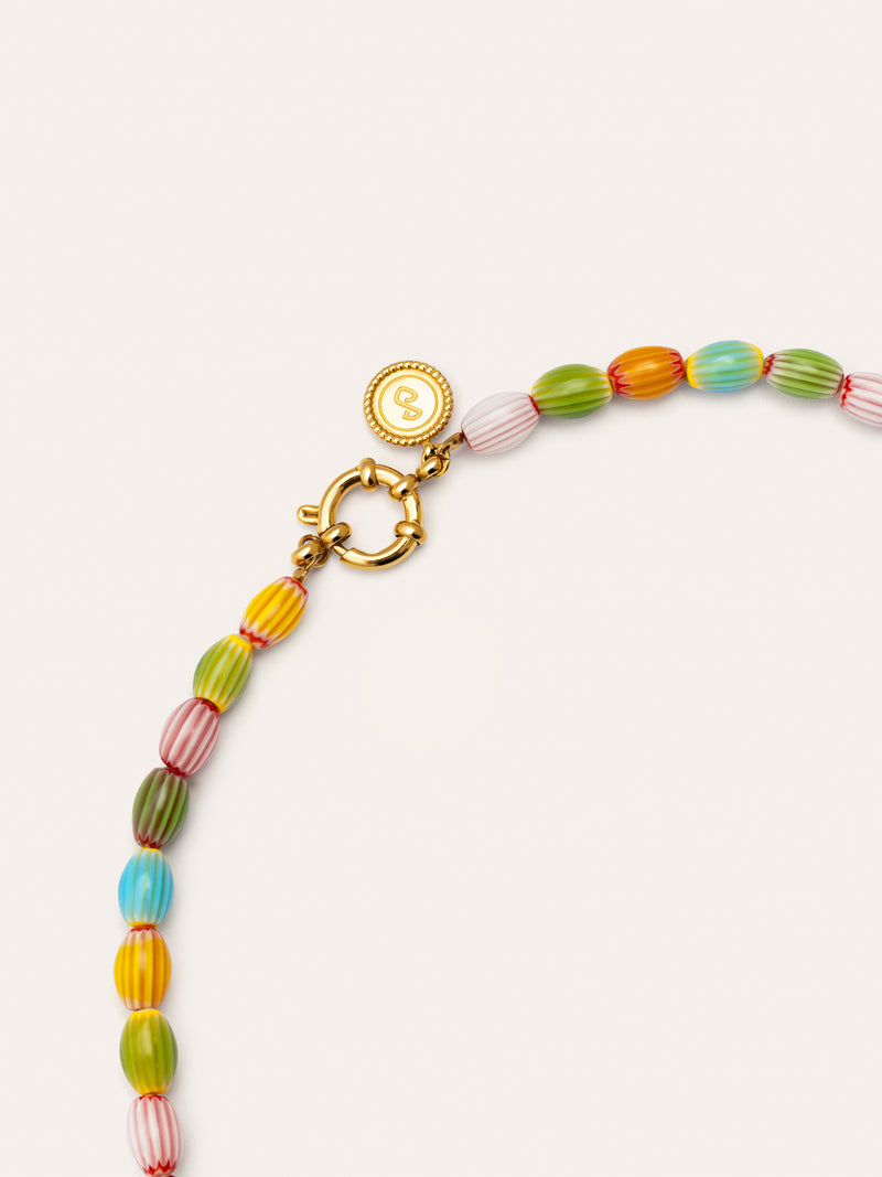 Tarifa Stainless Steel Gold Necklace
