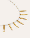 Collar Costa Acero Baño Oro