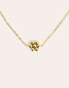 Tiny Daisy Stainless Steel Gold Necklace