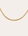 Tinsel Stainless Steel Gold Necklace