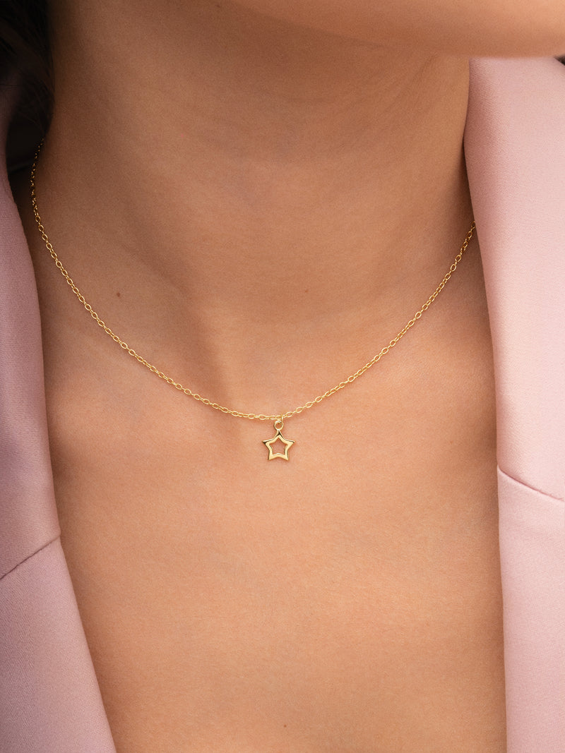 You're a Star Necklace Silver Gold Plated