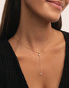 Y Polar Star Gold Necklace