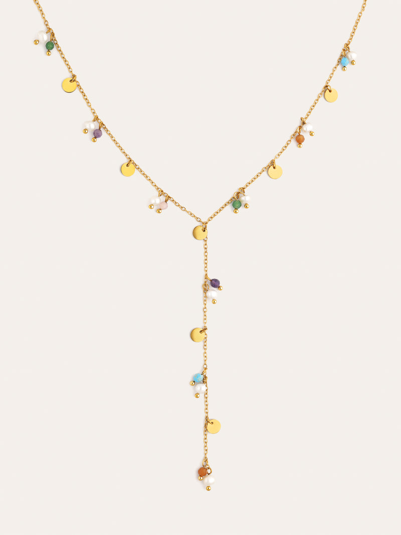Collar Y Shamira Acero Baño Oro