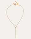 Steel Stick Y Necklace, Gold-Plated - vista 5