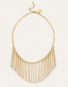 Zafira Champagne Necklace Steel Gold Plated