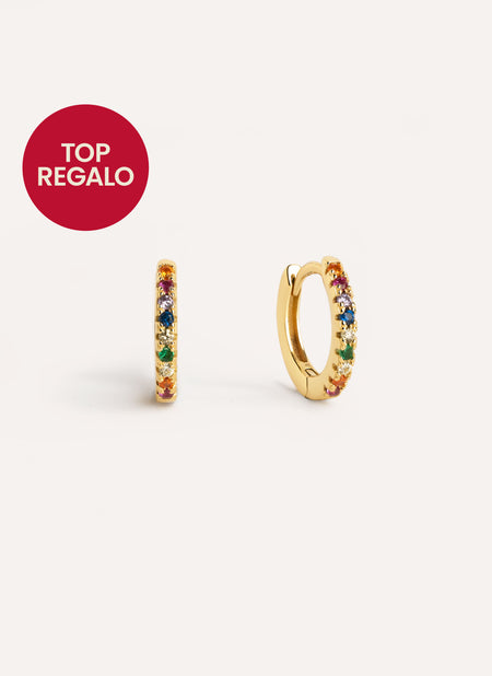 Colors Gold Hoop Earrings