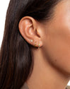 Klein 7 Gold Hoop Single Earring
