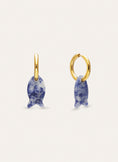 Hoop Earrings Carmen True Fish Stainless Steel 18kt Gold Plated