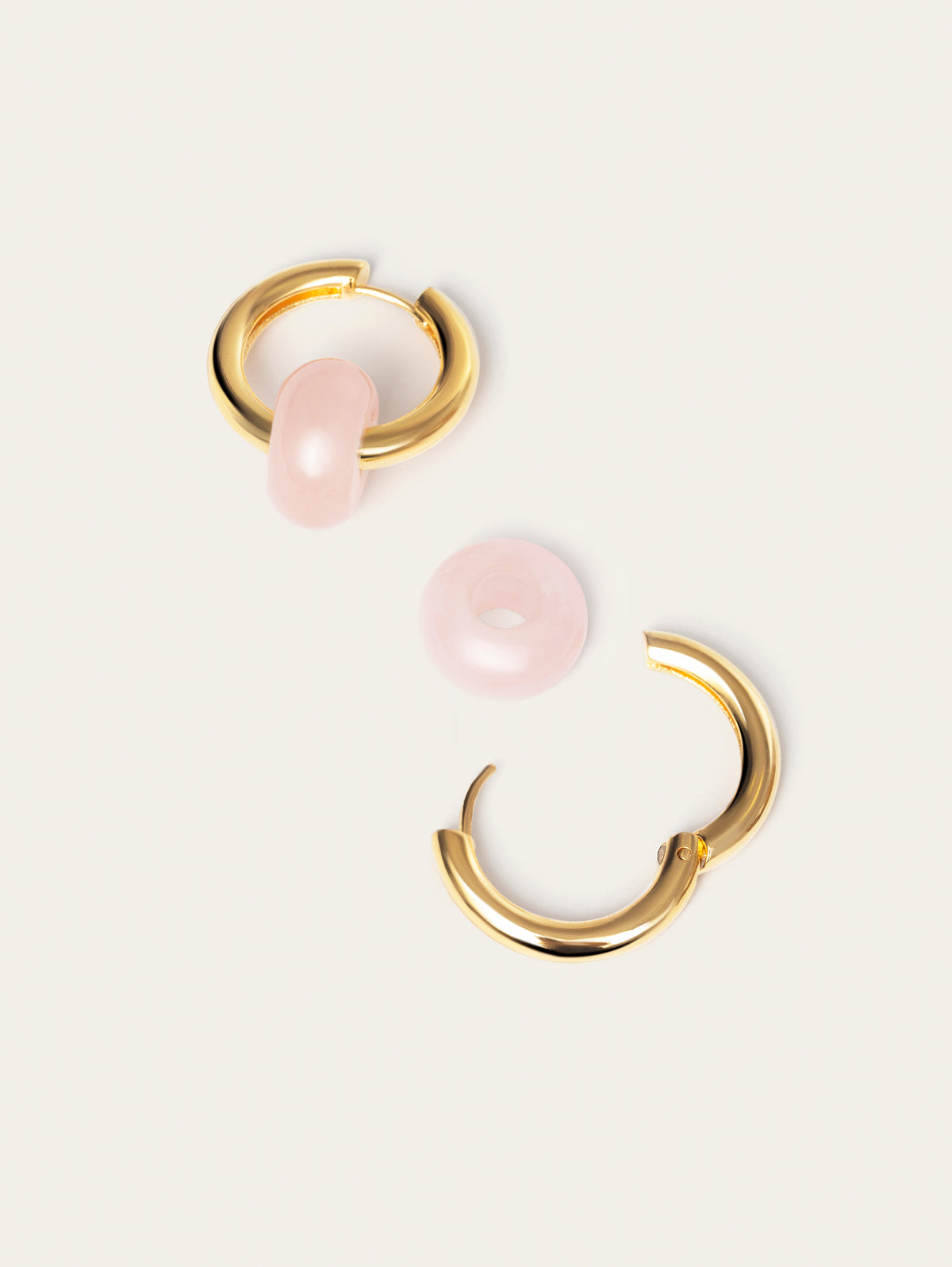 Carmen True Rose Gold Hoop Earrings – SINGULARU