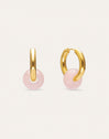 Pendientes Aro Carmen True Rose Acero Baño Oro