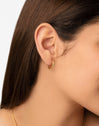 Pendientes Aro L Colors Baño Oro