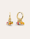 Amulet True Colors Gold Hoop Earrings 