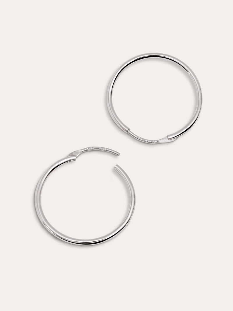 Pendientes Aro Ana M Plata