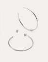 Imagen detalle de Ankara Stainless Steel Hoop Earrings