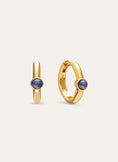 Alma Kyanite Gold-Plated Hoop Earrings