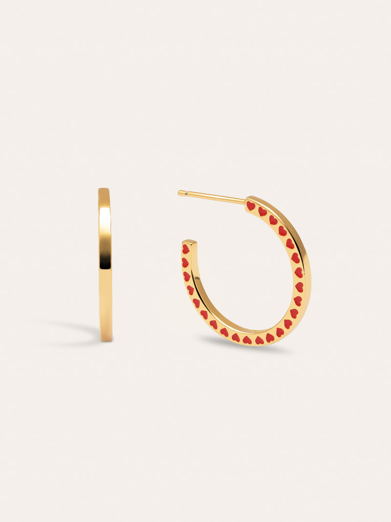 Amour Hoops Gold 