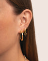 Pendientes Aro Cenit Baño Oro