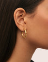 Little Hearts Stainless Steel Gold Earrings 