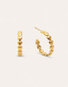 Little Hearts Stainless Steel Gold Earrings 