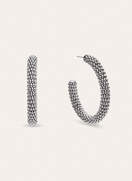 Pendientes Aro Disco Acero